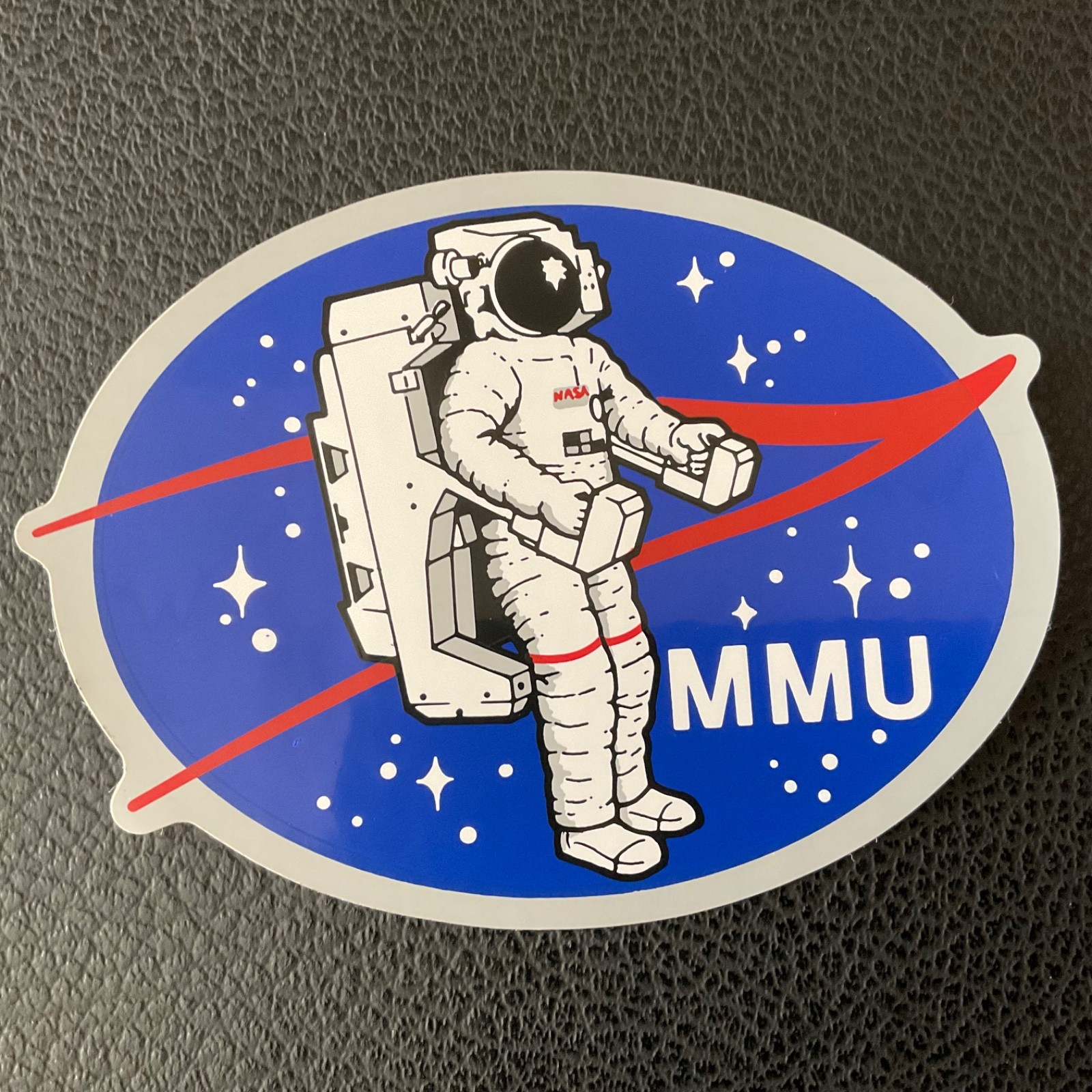 Official NASA 1984 Space Shuttle Mission MMU 'SPACE JETPACK' Decal Sticker
