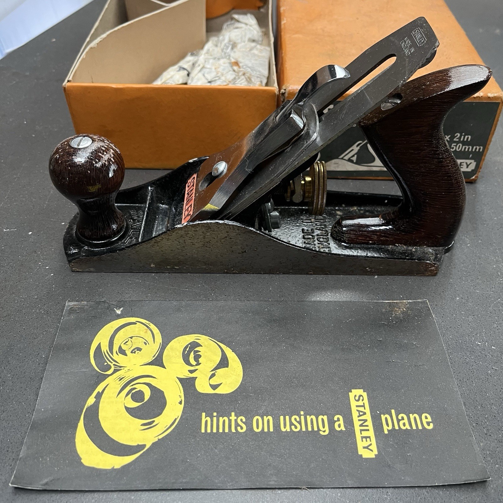 Stanley No4 Vintage Hand Plane (Original box)