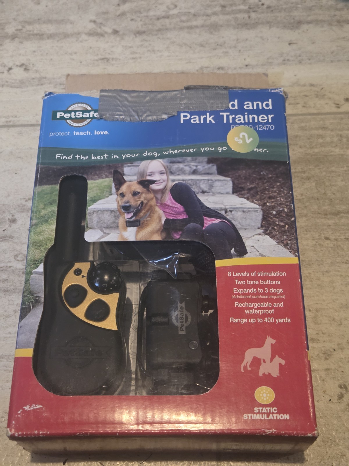 PetSafe Yard and Park Trainer PDT00-12470 Collar, Remote, Charger AO4076195