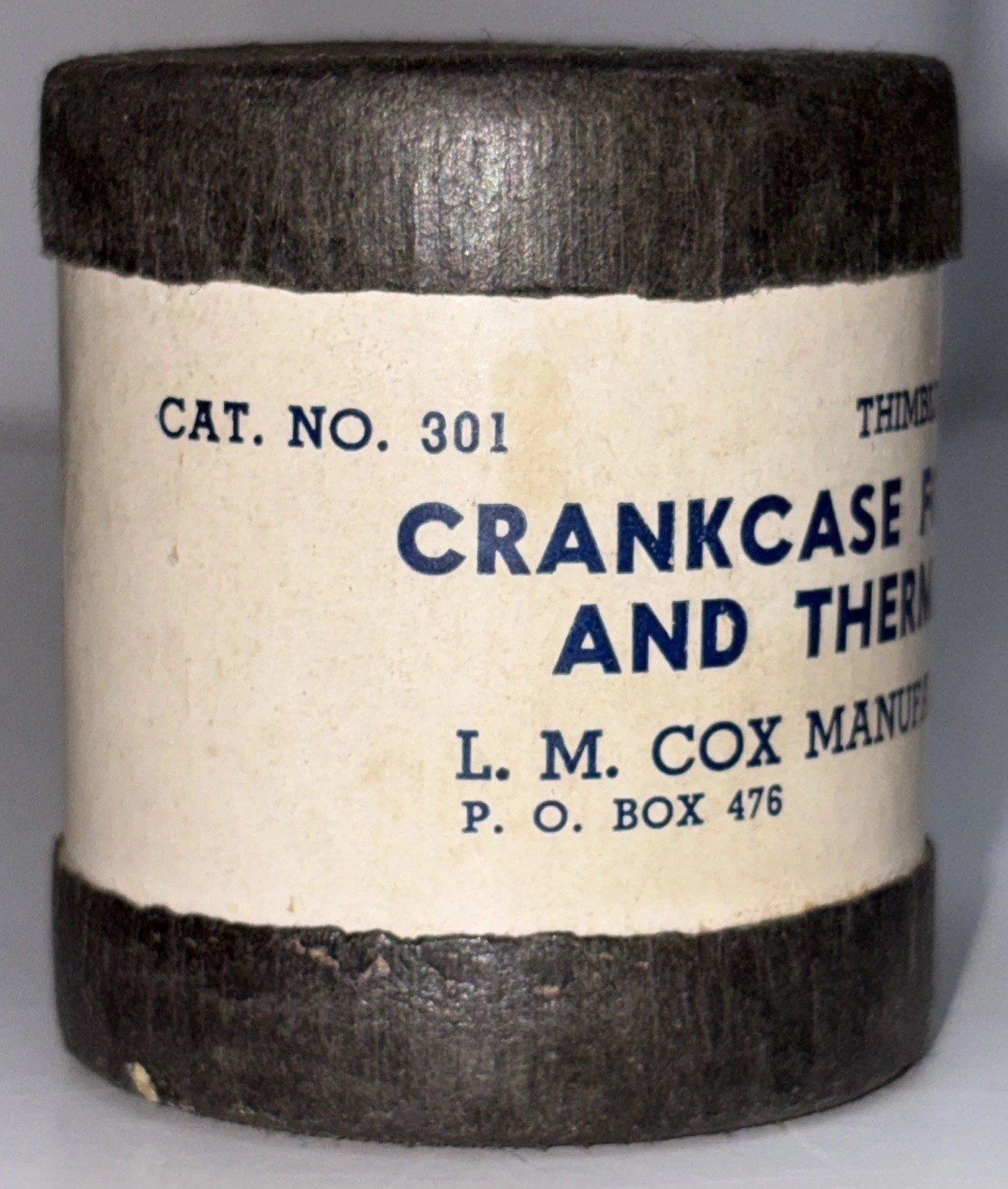 Vintage COX Thimble Drome CrankCase For SpaceBug & Thermal Hopper-Original Case!