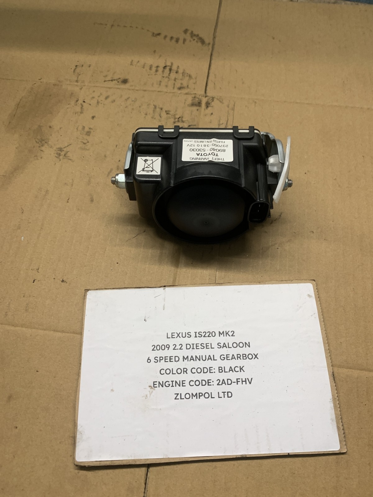 Lexus IS220 Mk2 2009 2.2 D - Anti Theft Warning Alarm Siren Horn 89040-53030