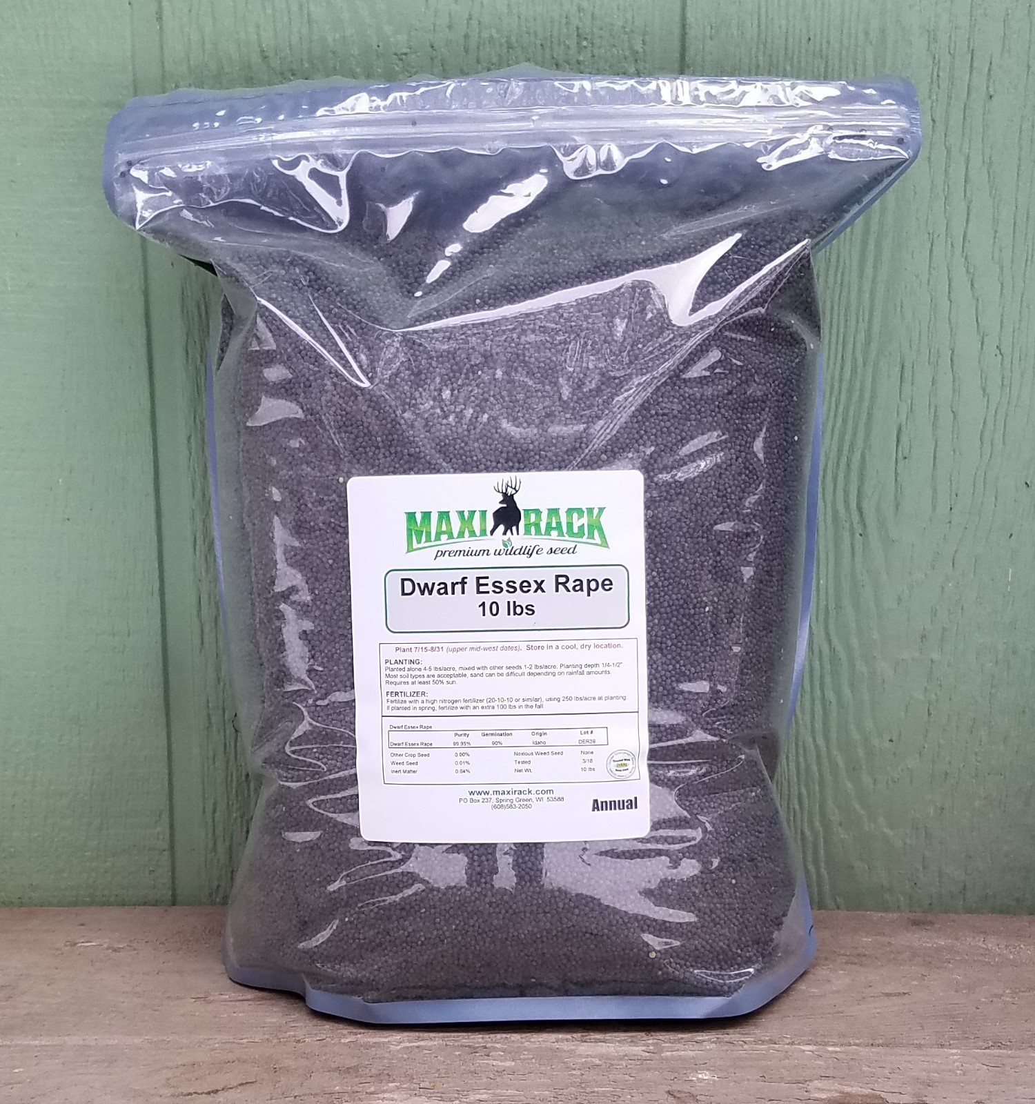 FOOD PLOT seed - 10 lbs Trophy RAPE - MAXI-RACK