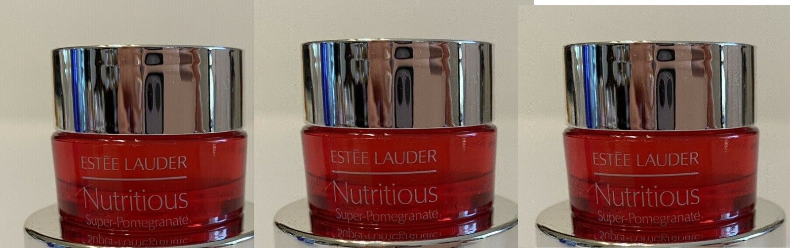 3 Estée Lauder Nutritious Super Pomegranate Radiant Energy Eye Jelly 0.17 oz/5ml