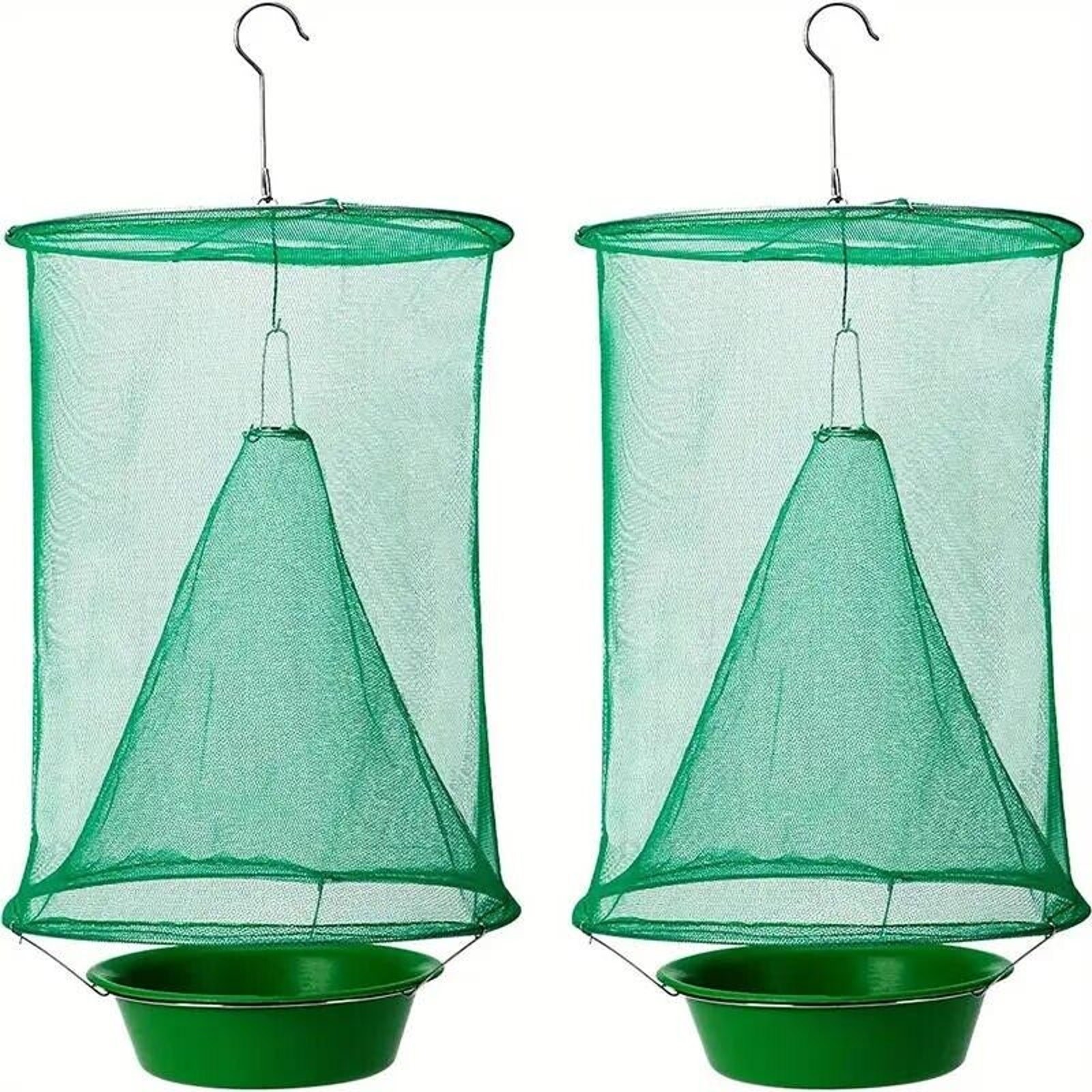 Reusable Automatic Fly Trap • Fly-Free Home Garden Restaurant • Set of 2