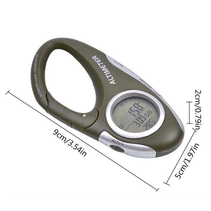 8 In 1 Digital Altimeter Barometer with Weather Forecast Thermometer Backlight c