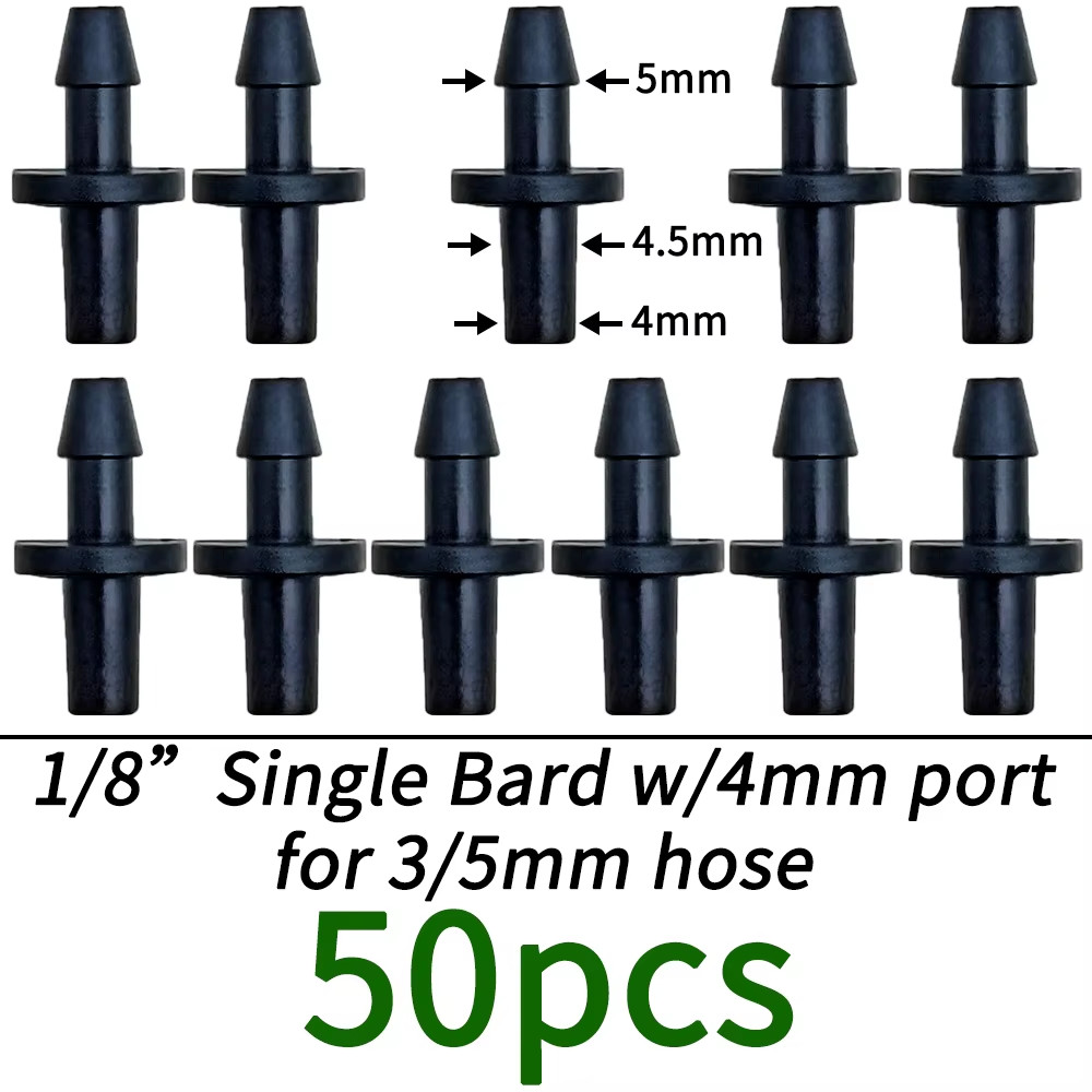 OASIS 25PCS Bend Arrow Dripper Micro Drip Irrigation Kit Emitters for 3/5Mm Hose