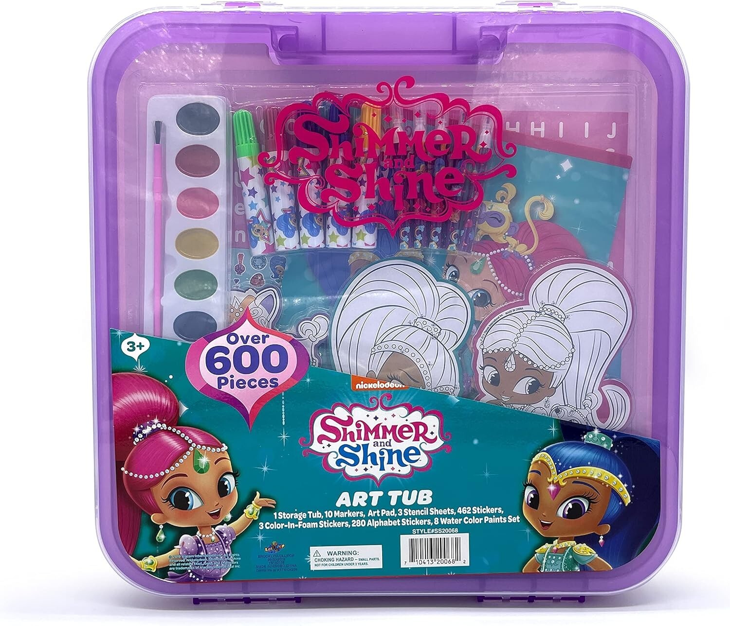 Shimmer & Shine Art Tub