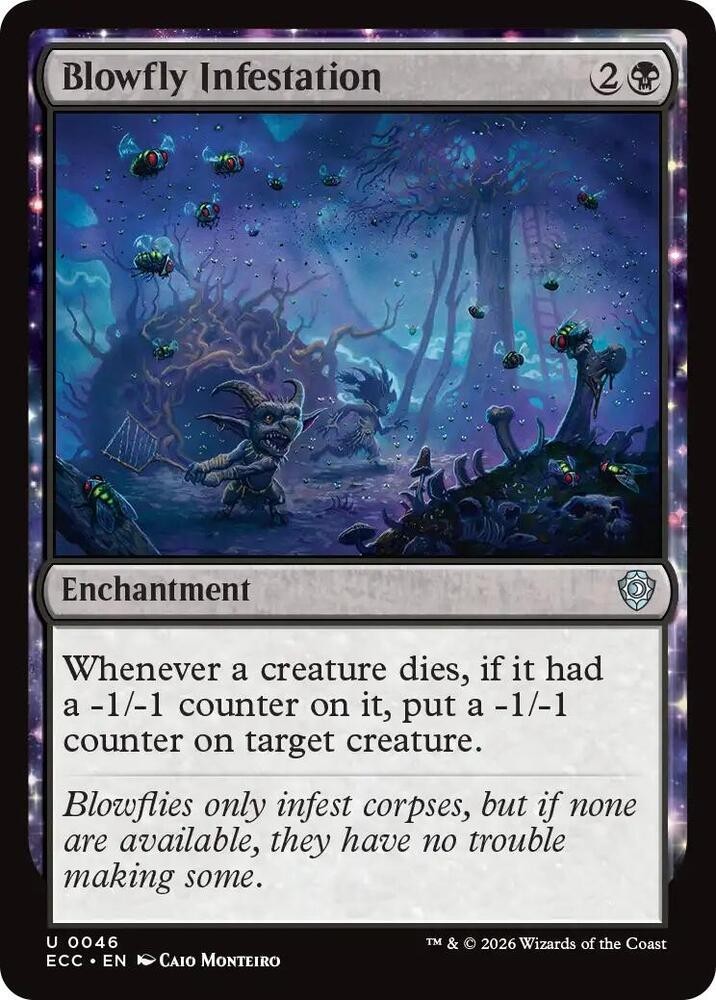NM Blowfly Infestation, MTG, Lorwyn Eclipsed, Magic the Gathering, 46
