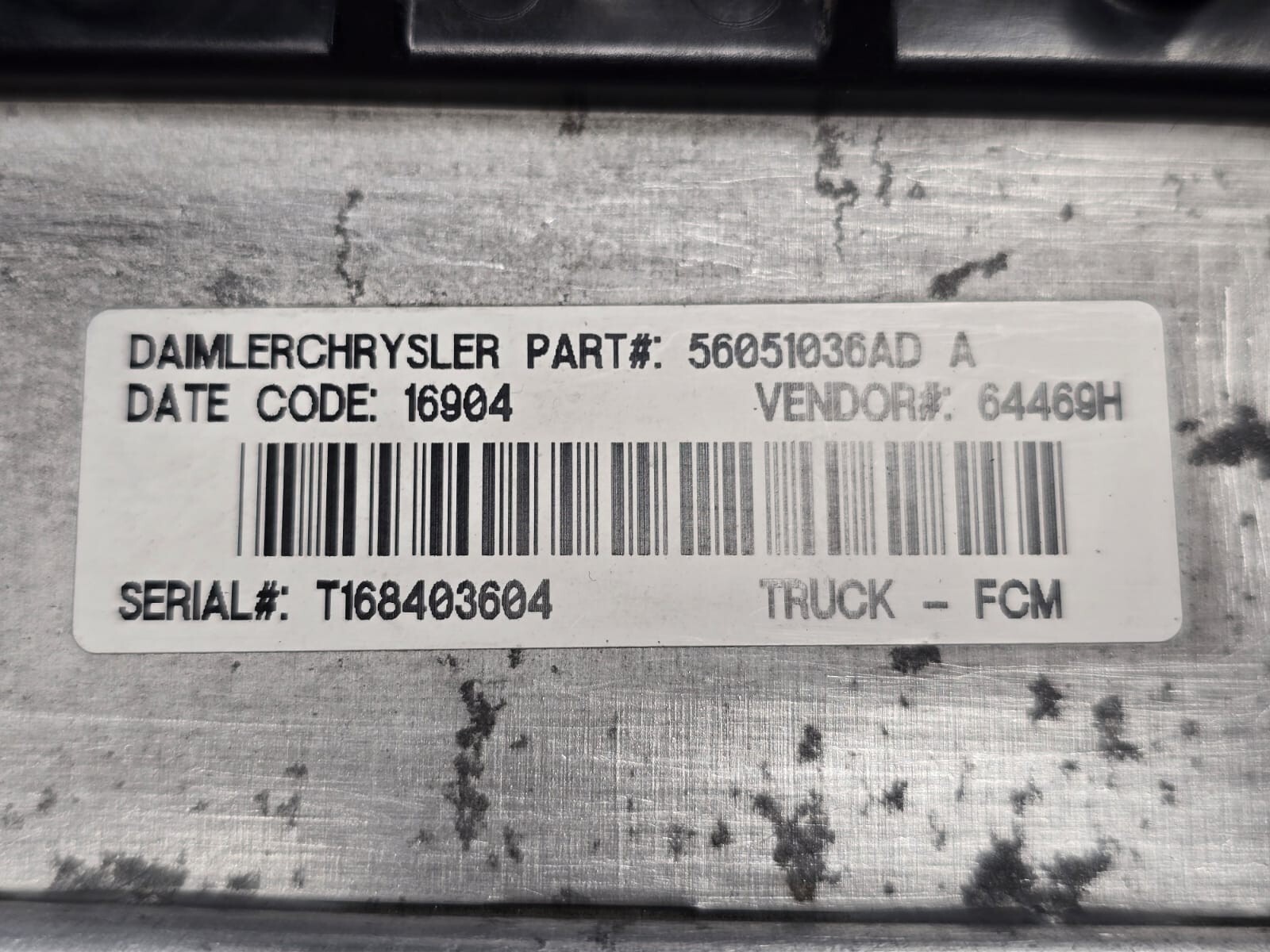 ✅ 02 - 05 Dodge Ram Front Multifunction Control Module Unit 56051036AD OEM
