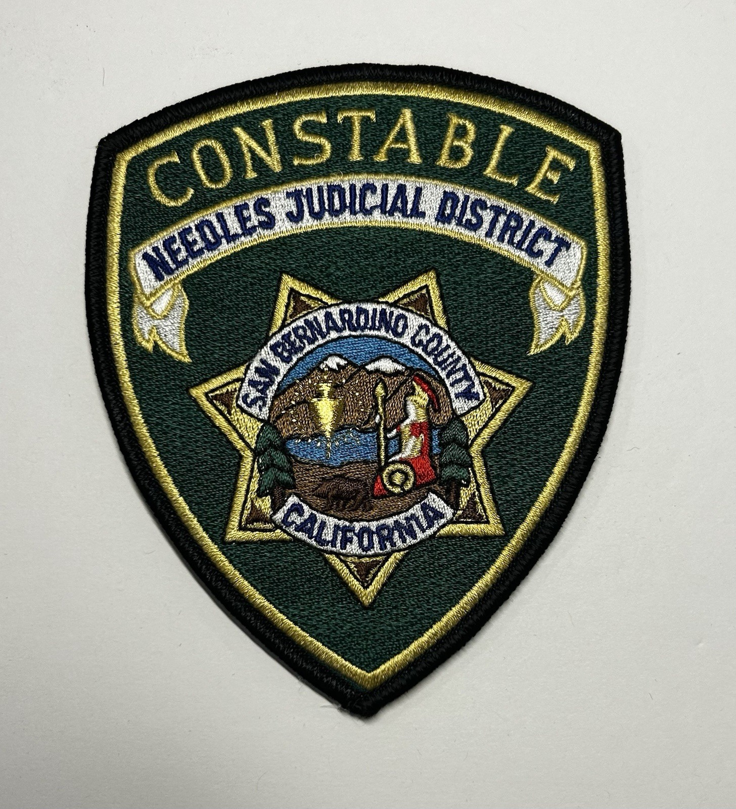 CALIFORNIA CA NEEDLES JUDICIAL DIST SAN BERNARDINO COUNTY CONSTABLE PATCH #PDD58