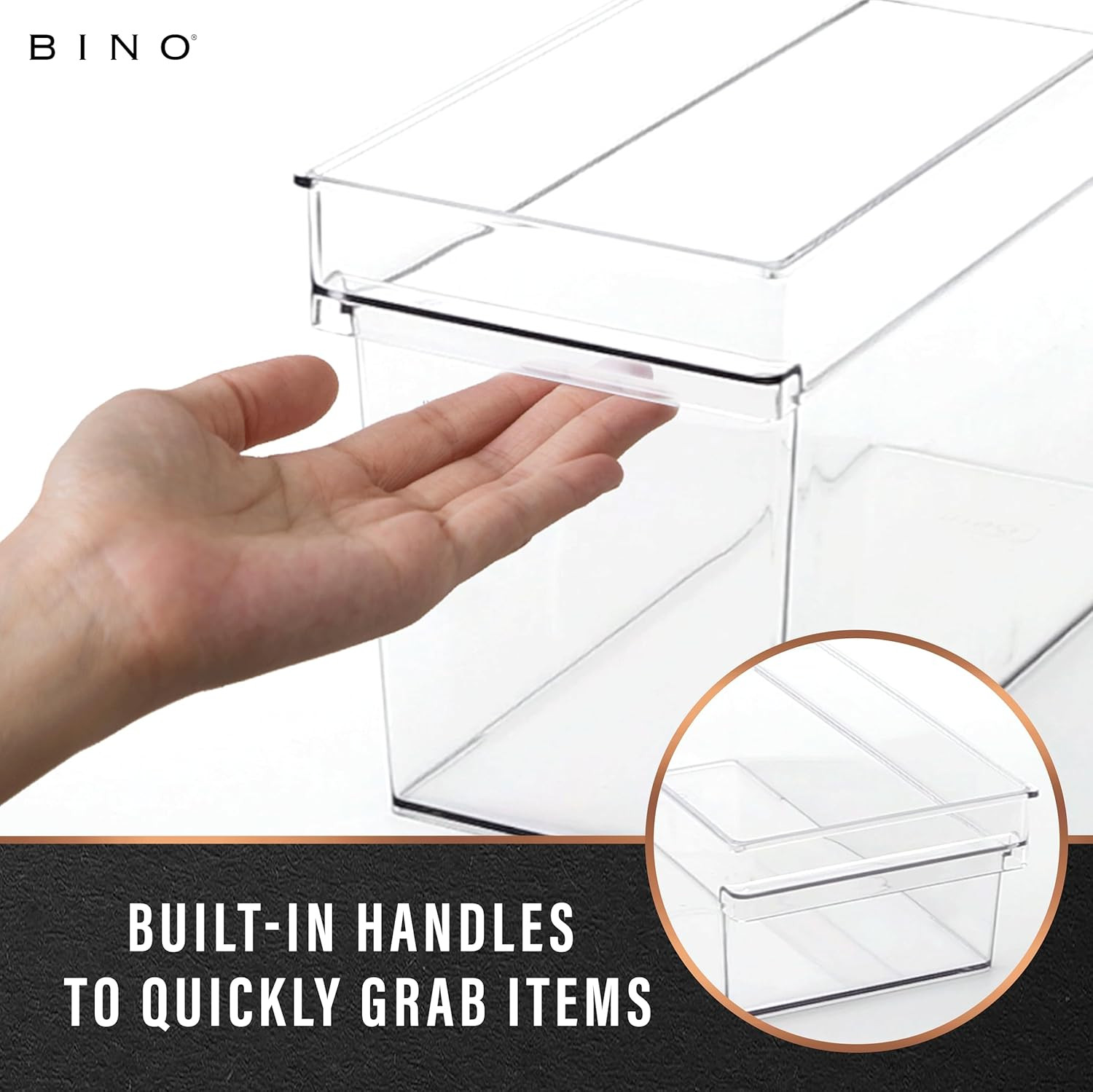| Plastic Storage Bins, Large - Deep | the HANDLER COLLECTION | Multipurpose Org