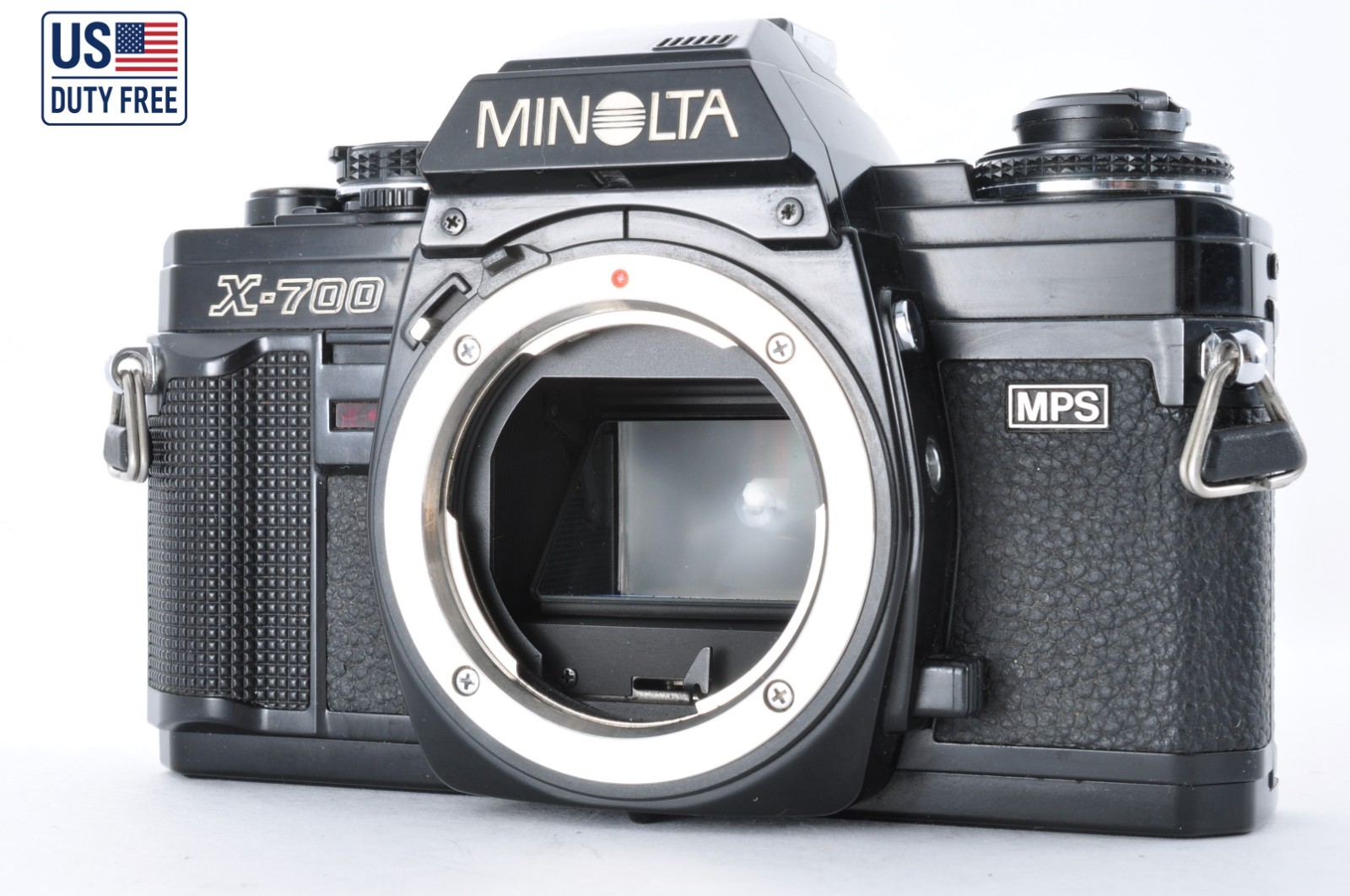US Duty Free [N MINT] Minolta X-700 black 35mm SLR Film Camera body JAPAN #272