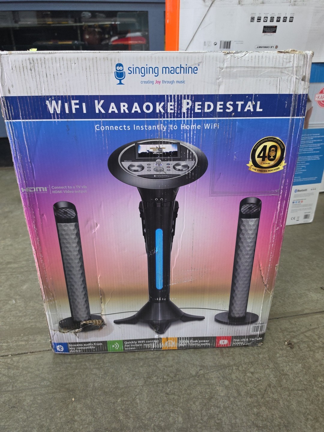 Singing Machine WiFi Karaoke Pedestal