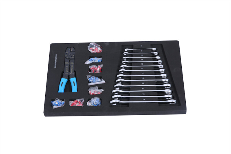 4-Drawer Rolling Tool Box Cart Tool Storage Cabinet Tool Chest w/ Tool Set Red