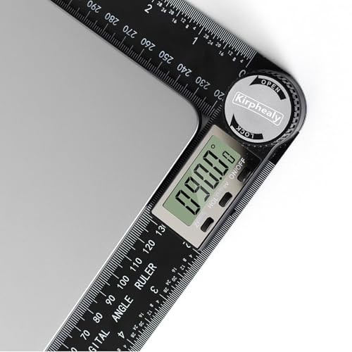 Digital Angle Finder Protractor, 7inch 200mm Angle Gauge Enhanced ABS