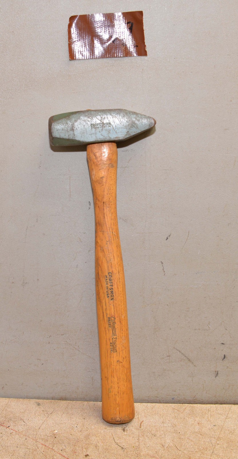 Vintage Craftsman USA 2 1/2 lb Cross professional engineers hammer blacksmith V9