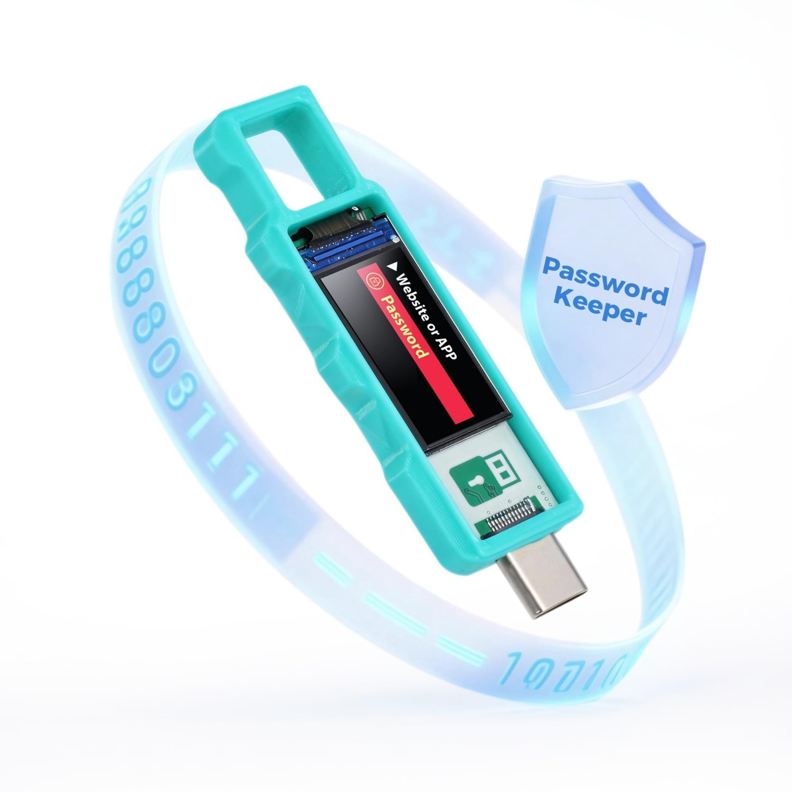 Secure Password Keeper - Auto Fill & Offline Storage Manager, Type-C Compatible