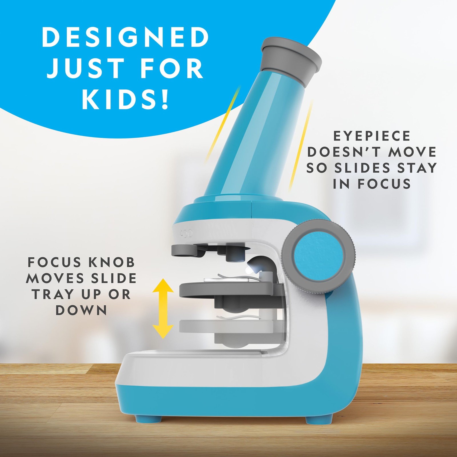 NATIONAL GEOGRAPHIC Microscope for Kids - Science Kit with an Multicolor
