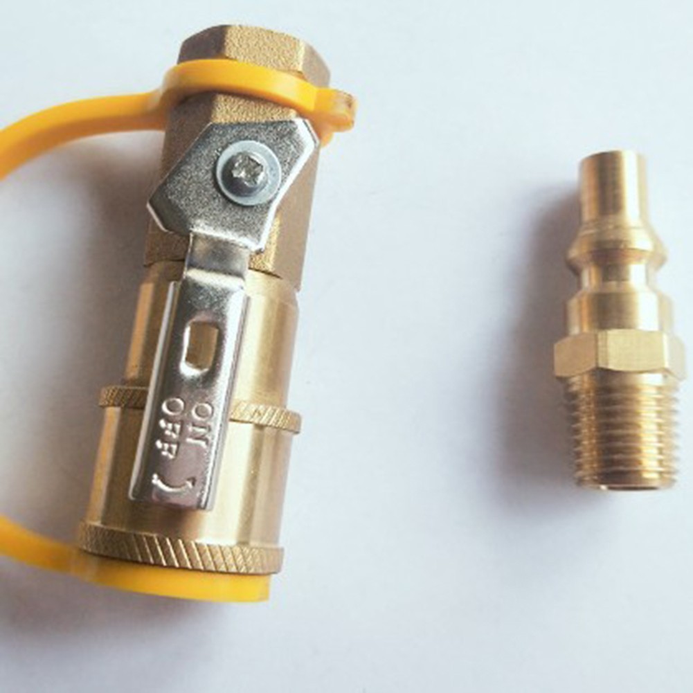 14 Brass Ball Valve Quick Connector with Easy Install Design for Copper Pipes