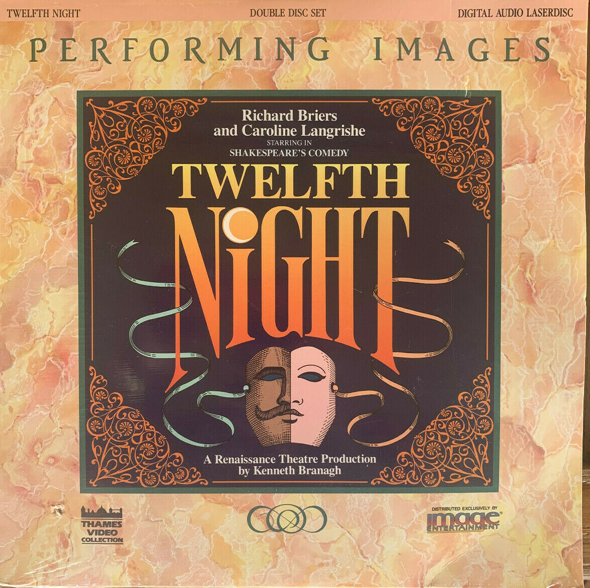 Twelfth Night - Richard Briers - Caroline Langrishe LASERDISC  New/Sealed