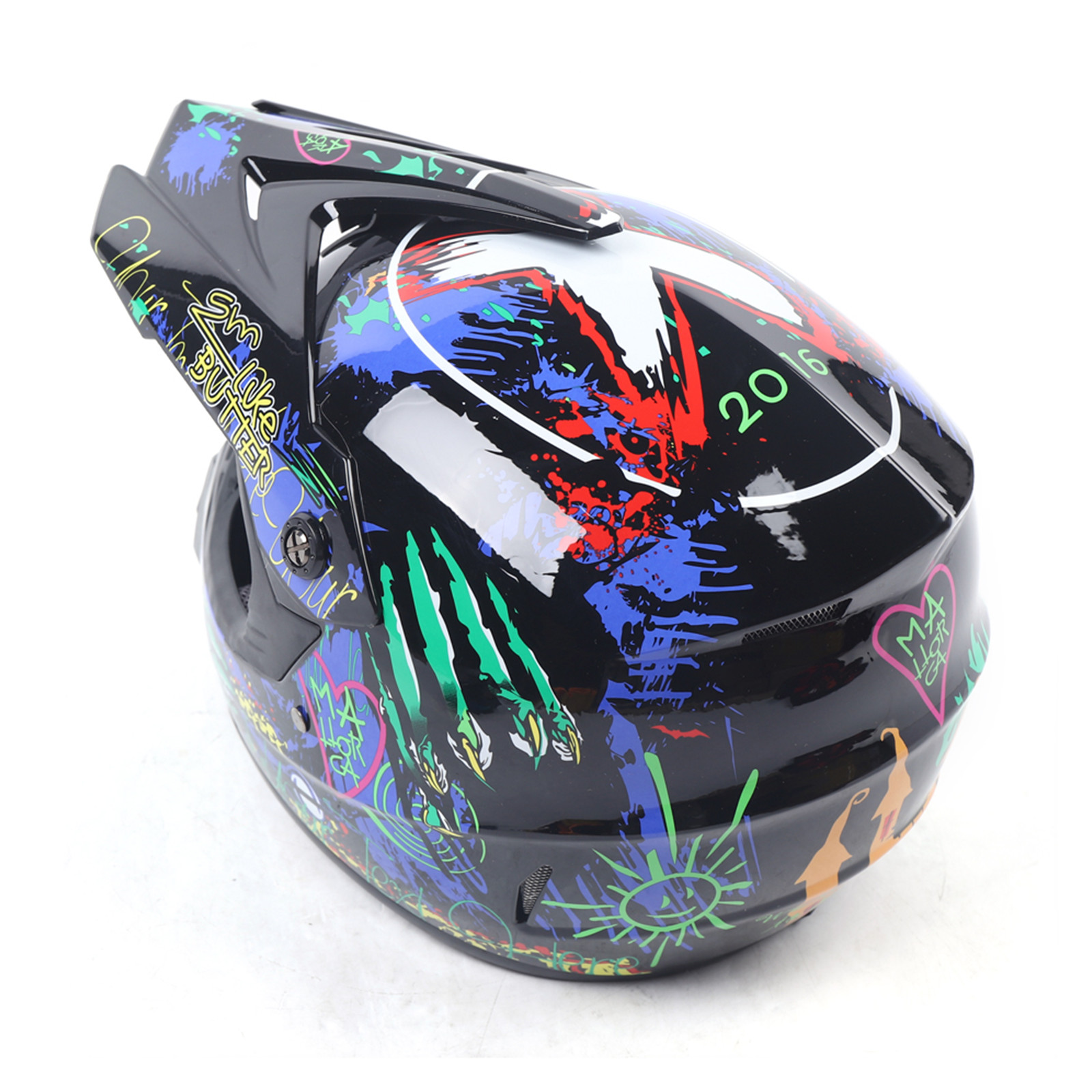 Motorcycle Helmet with Gloves Motorcycle Helmet Set Motocross Helmet Kit L