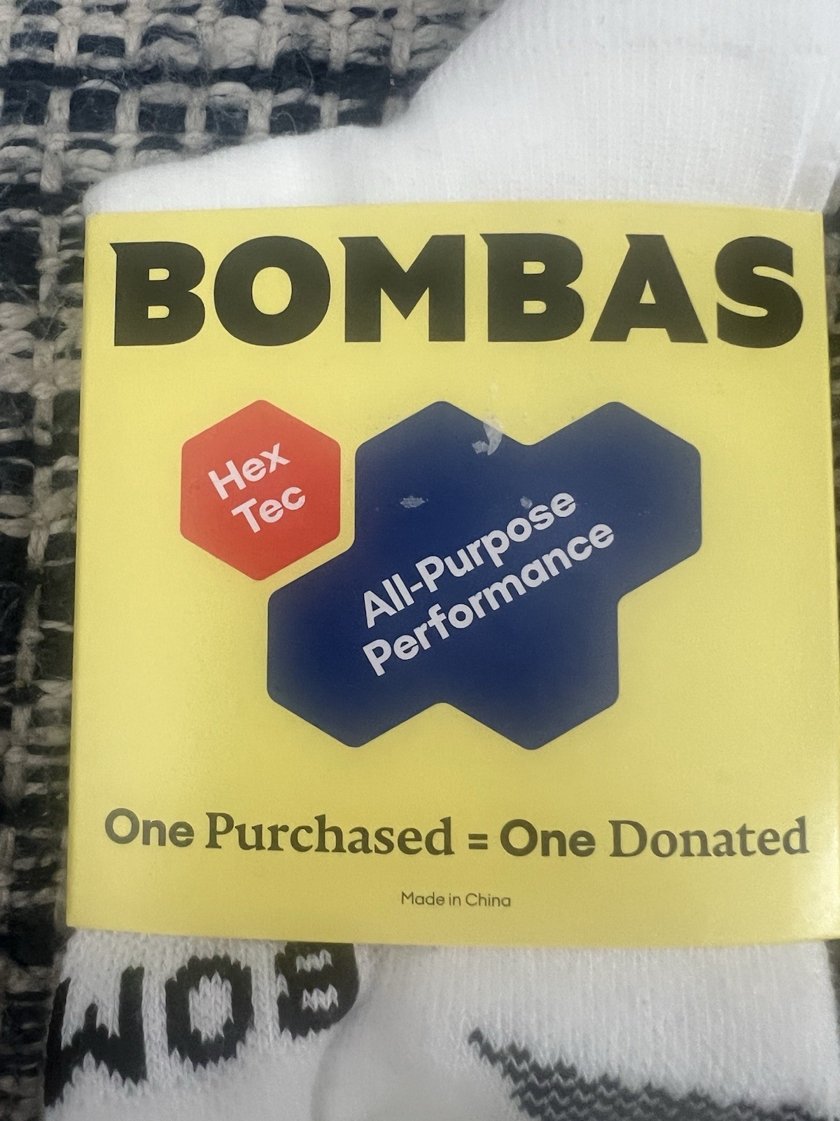 BOMBAS Hex Tec All-Purpose Performance Midweight Calf/ Crew Socks Size M