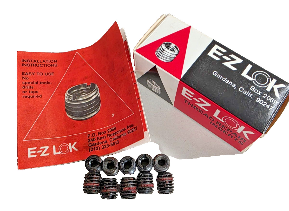 E-Z Lok 329-332 10-32 Internal X 3/8-16 External Locking Thread Inserts 10 LOT