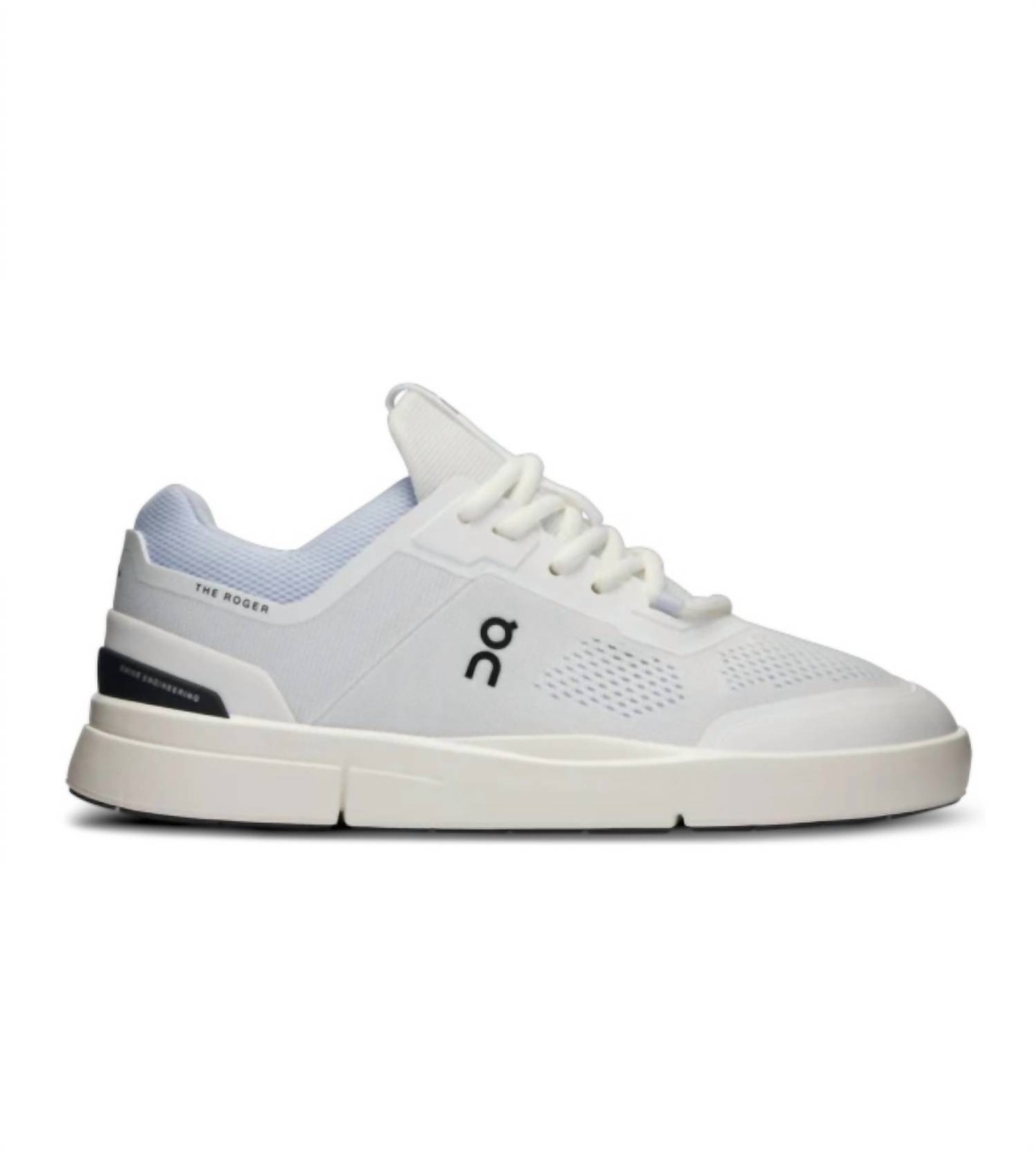On Women's The Roger Spin Sneaker White Heather