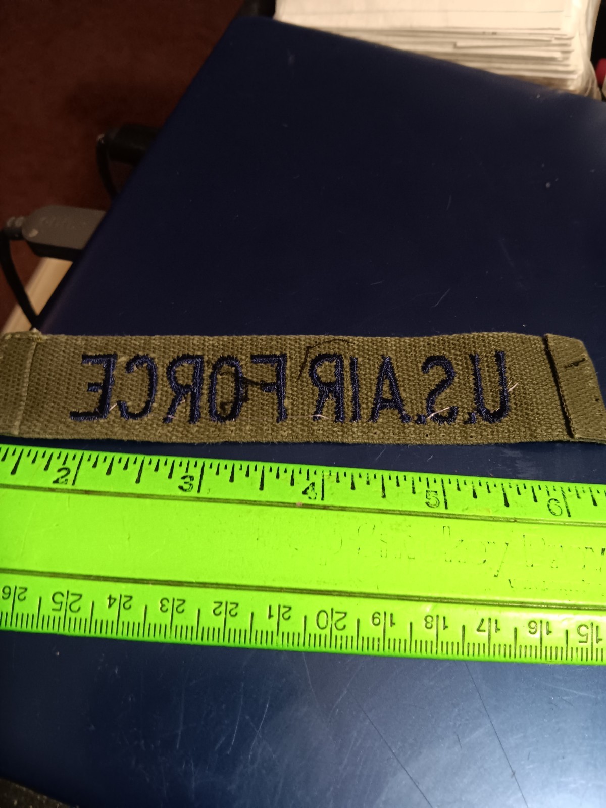 Patch - Subdued Green U. S. Air Force Tape (26-278)