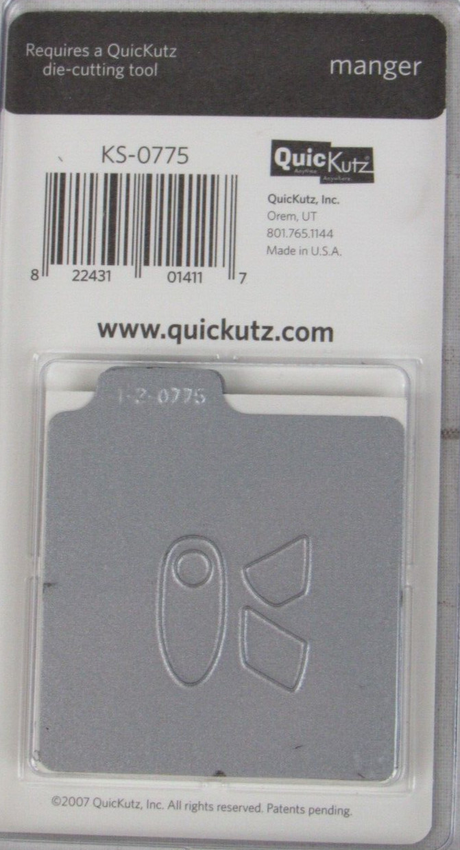 QuicKutz Manger 2x2, 2 Cutting Die Set KS-0775