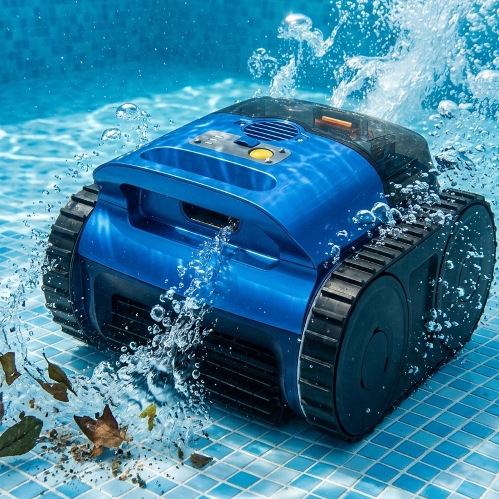 2026 Automatic Cordless Robotic Pool Vacuum for Inground Pools Wall Climbing