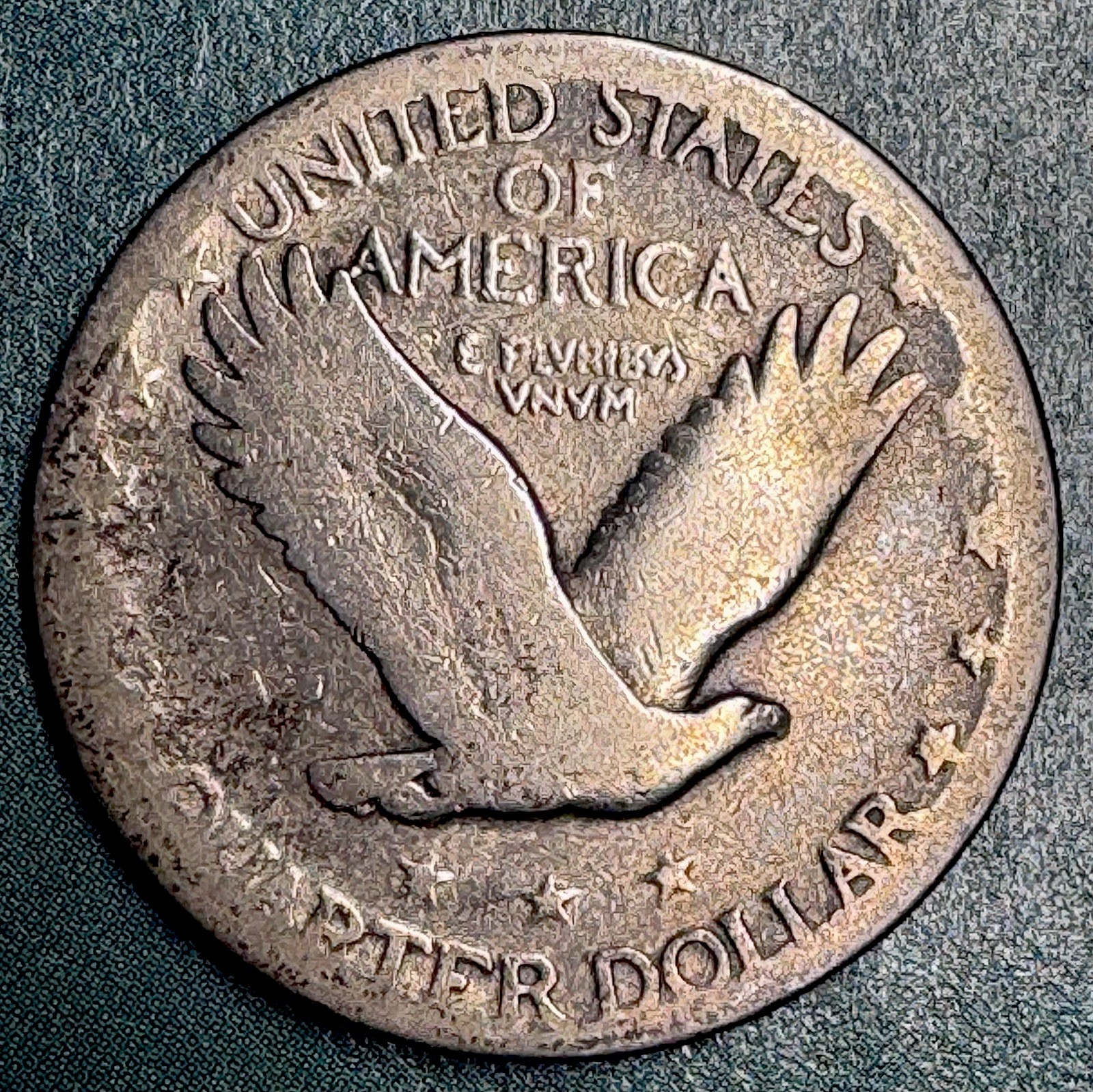 1926 d standing liberty quarter Circulated
