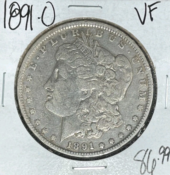 1891-O MORGAN SILVER DOLLAR ~ VF ~NICE COIN~
