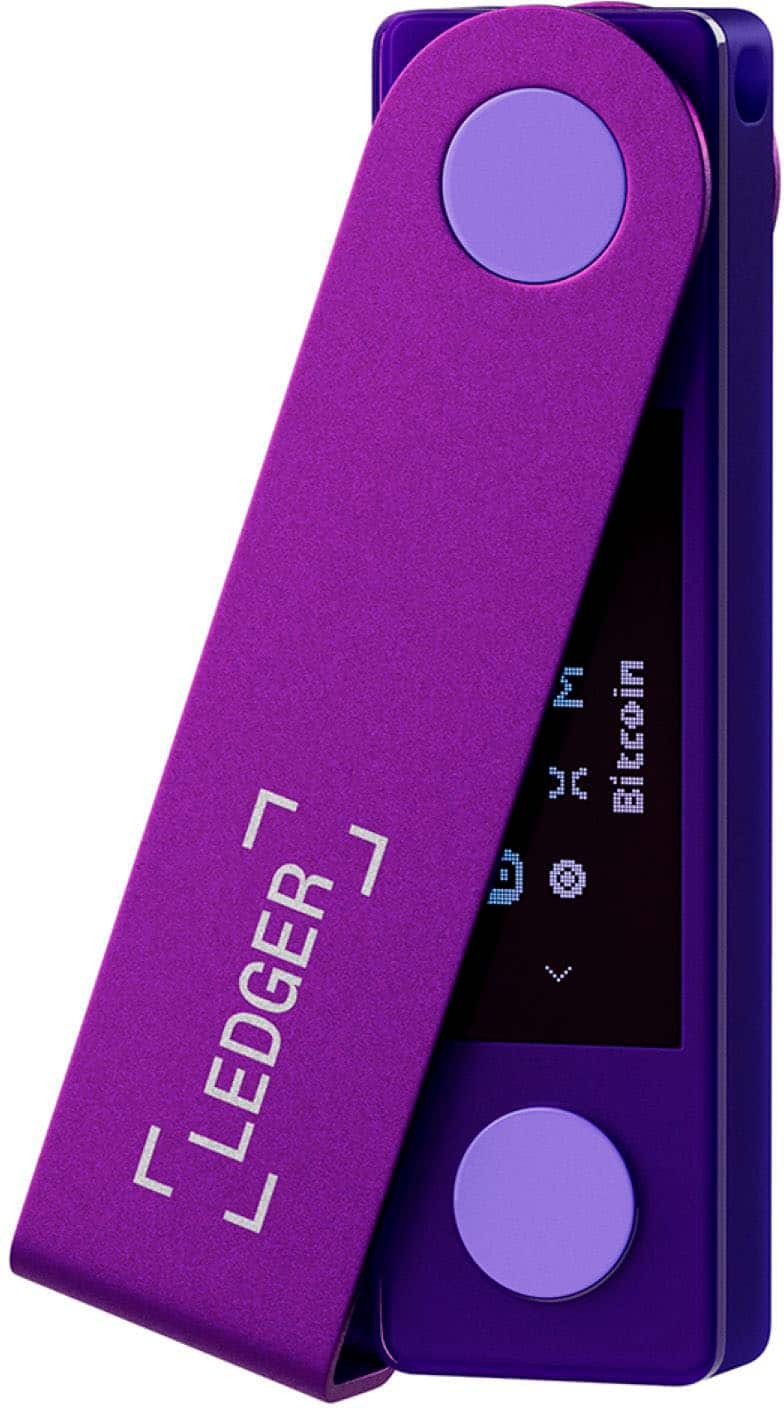 Ledger - Nano X Crypto Hardware Wallet - Bluetooth - Amethyst Purple