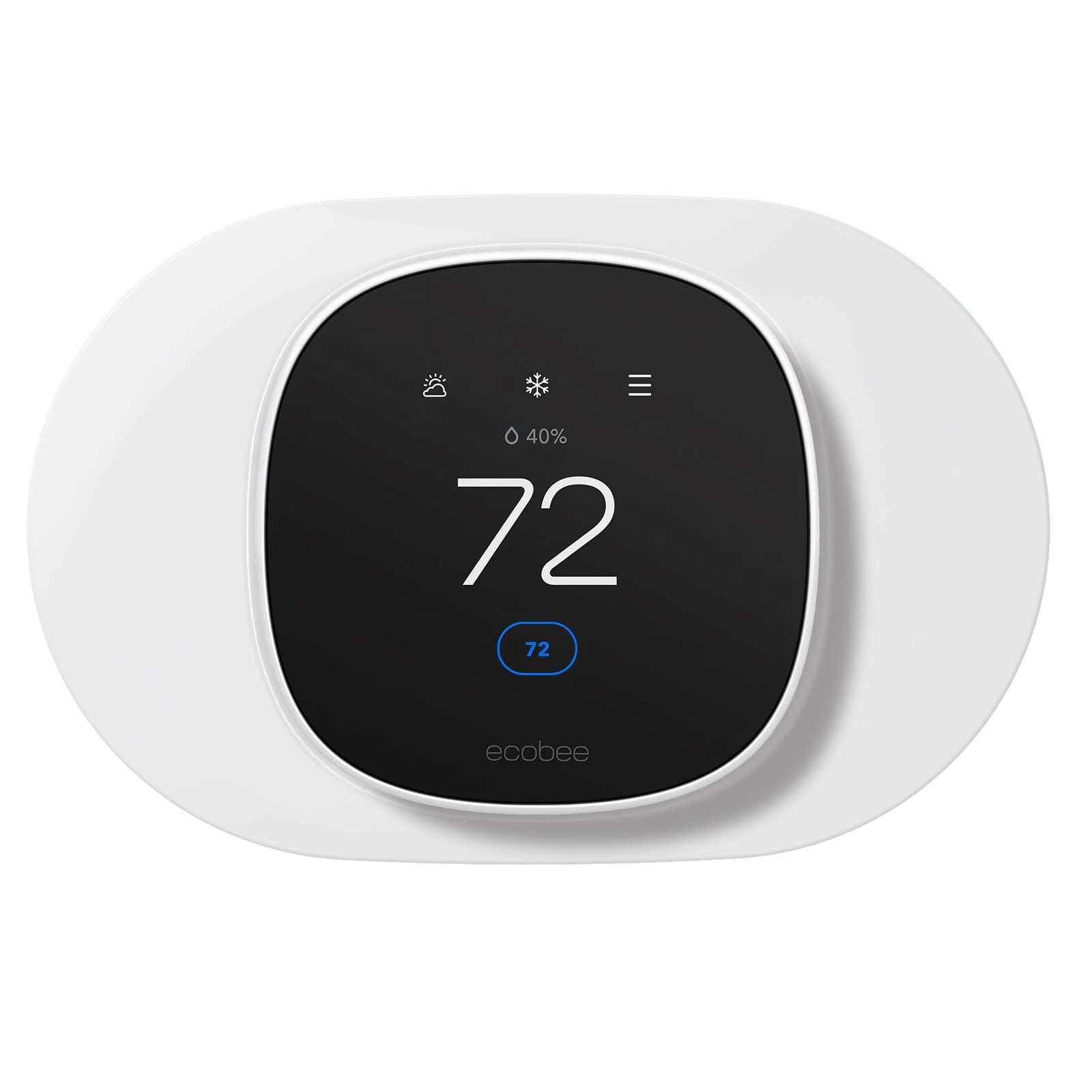 Tim Kit for ecobee Smart Thermostat Essential 2025, Wall White-1pcs, White