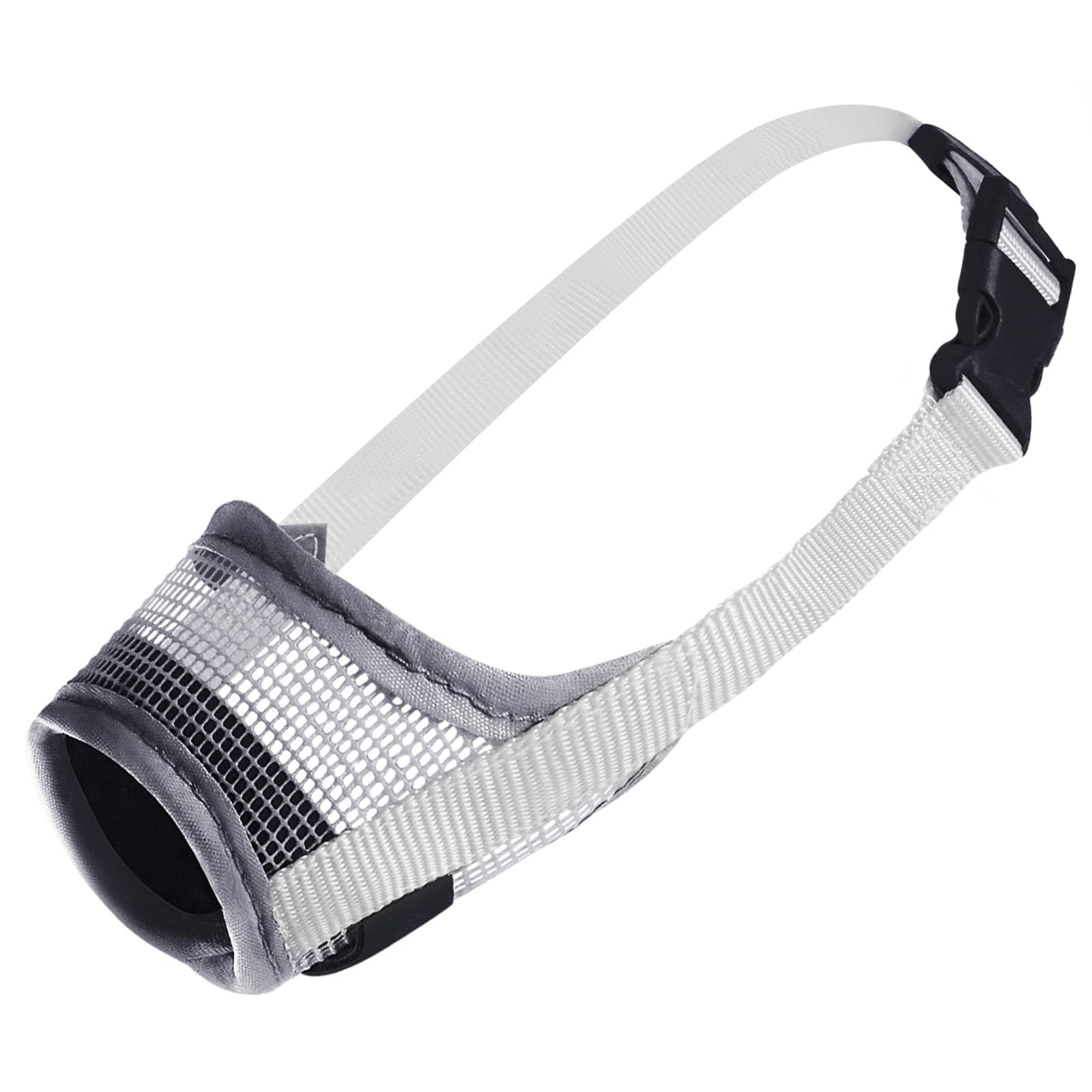 Dog Muzzle, Newest Soft Dog Muzzle for Large Dogs Double Stick Anti Biting Ba...