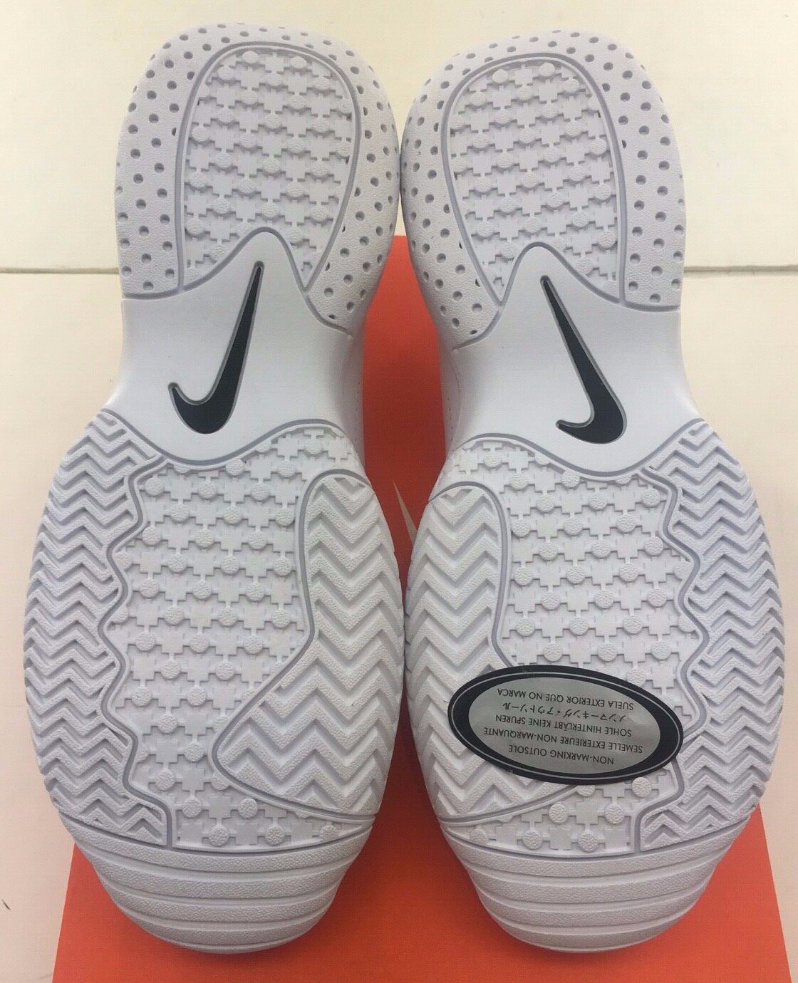 NIKE Court Lite 2 Mens Tennis Shoe White Black Leather AR8836-100 NWD Free Ship