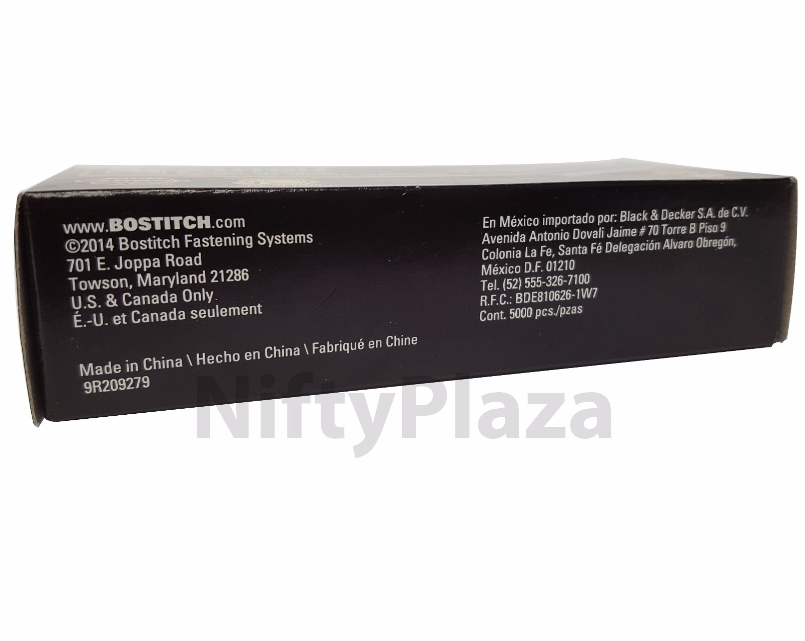 Pack of 5 Boxes Bostitch B8 Powercrown Premium 1/4" Staples MPN STCRP21151/4