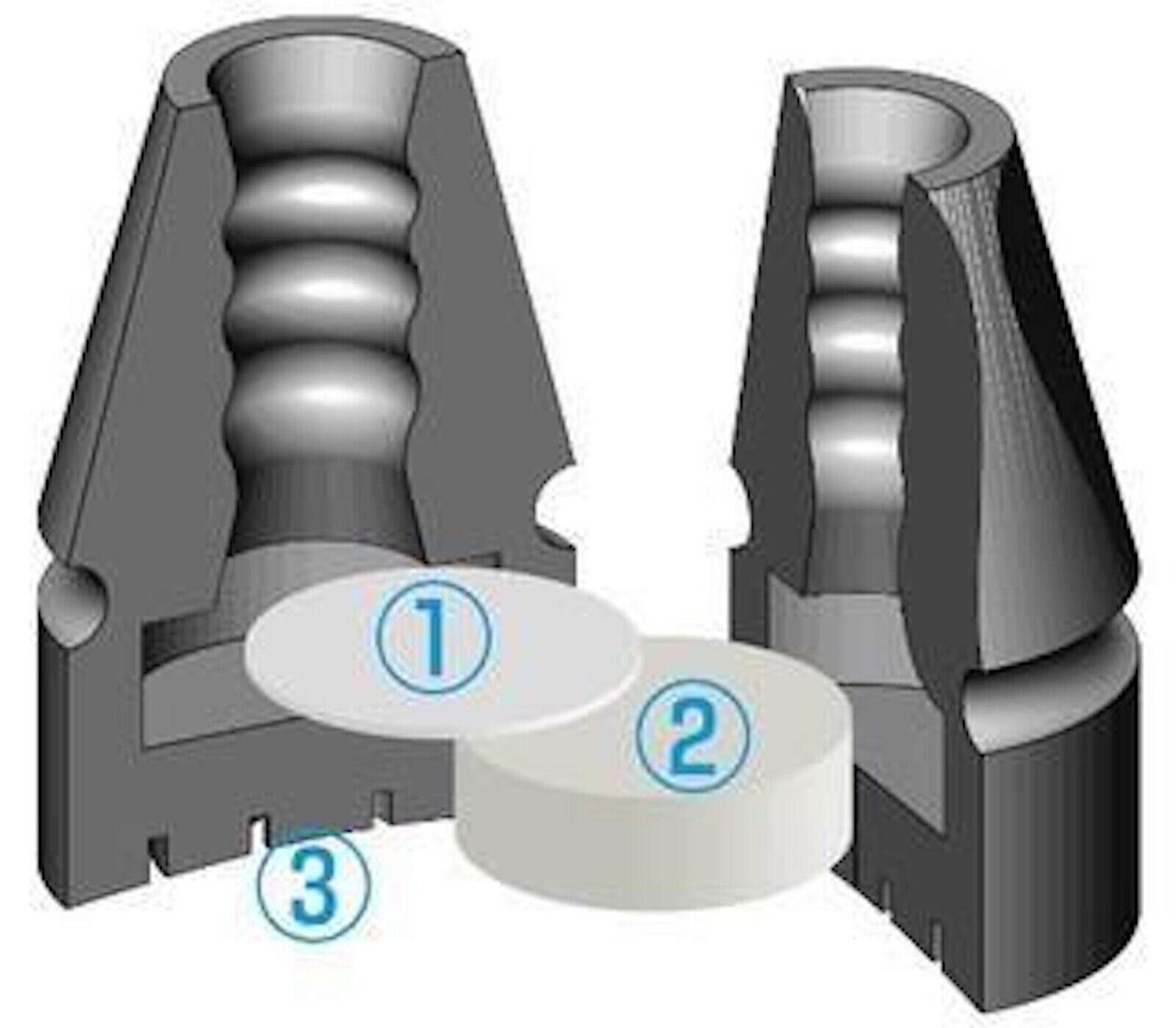 Thomas Fetterman Inc-Tornado Rain Tips RT Gel-Filled Crutch Tips (pair)