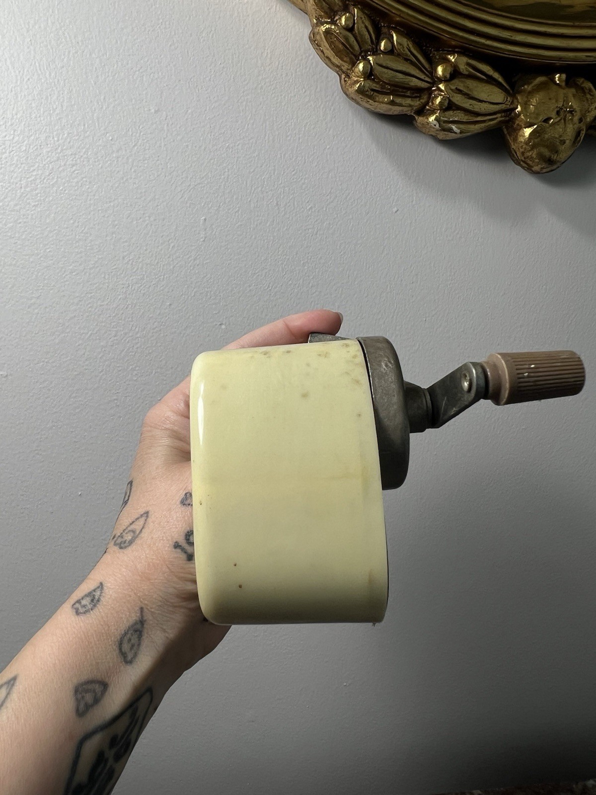 Vtg. Boston Bulldog Wall mount Pencil Sharpener