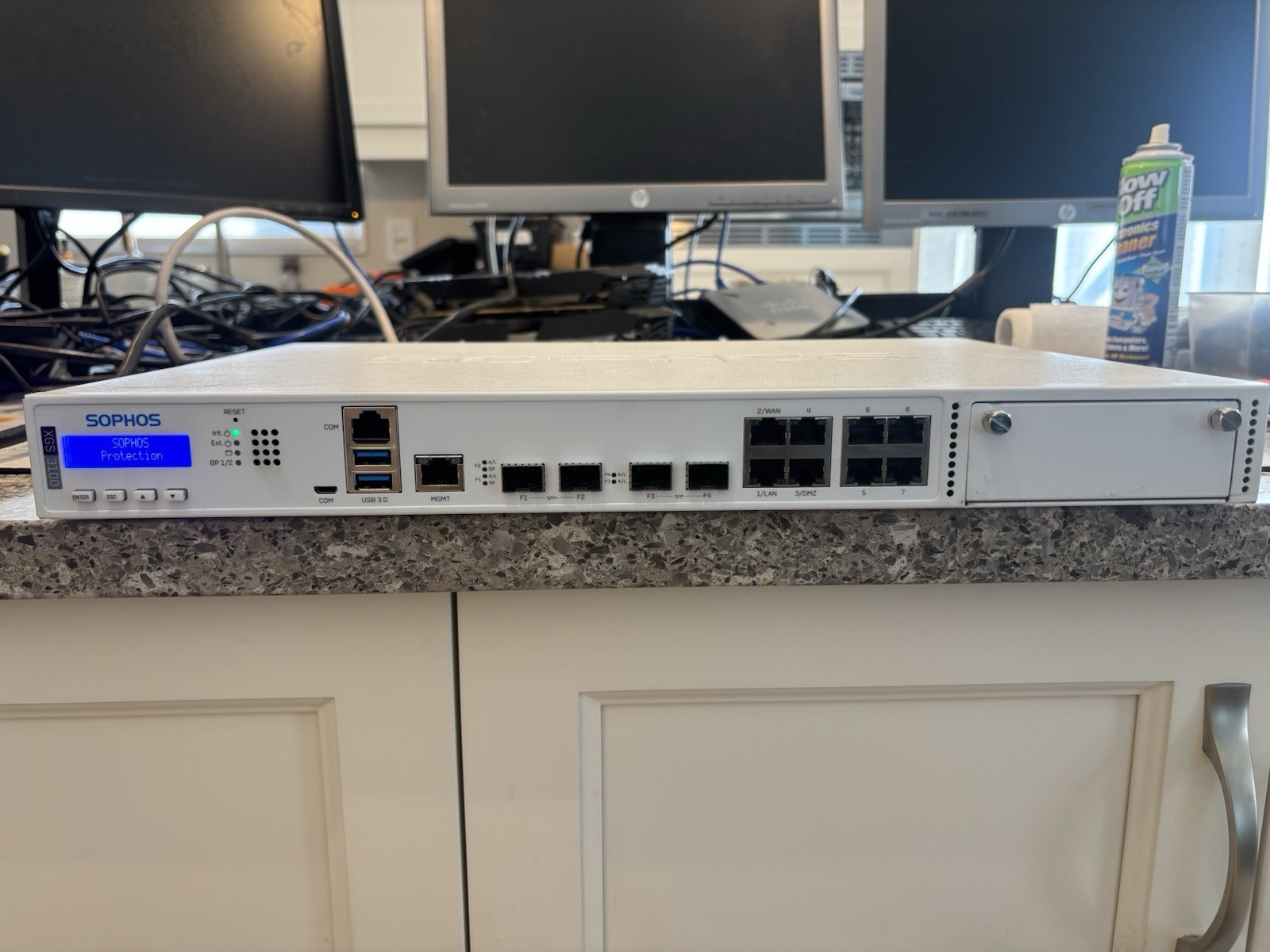 Sophos XGS 3100 Network Security/Firewall Appliance w/ Rack Ears and Power Cable