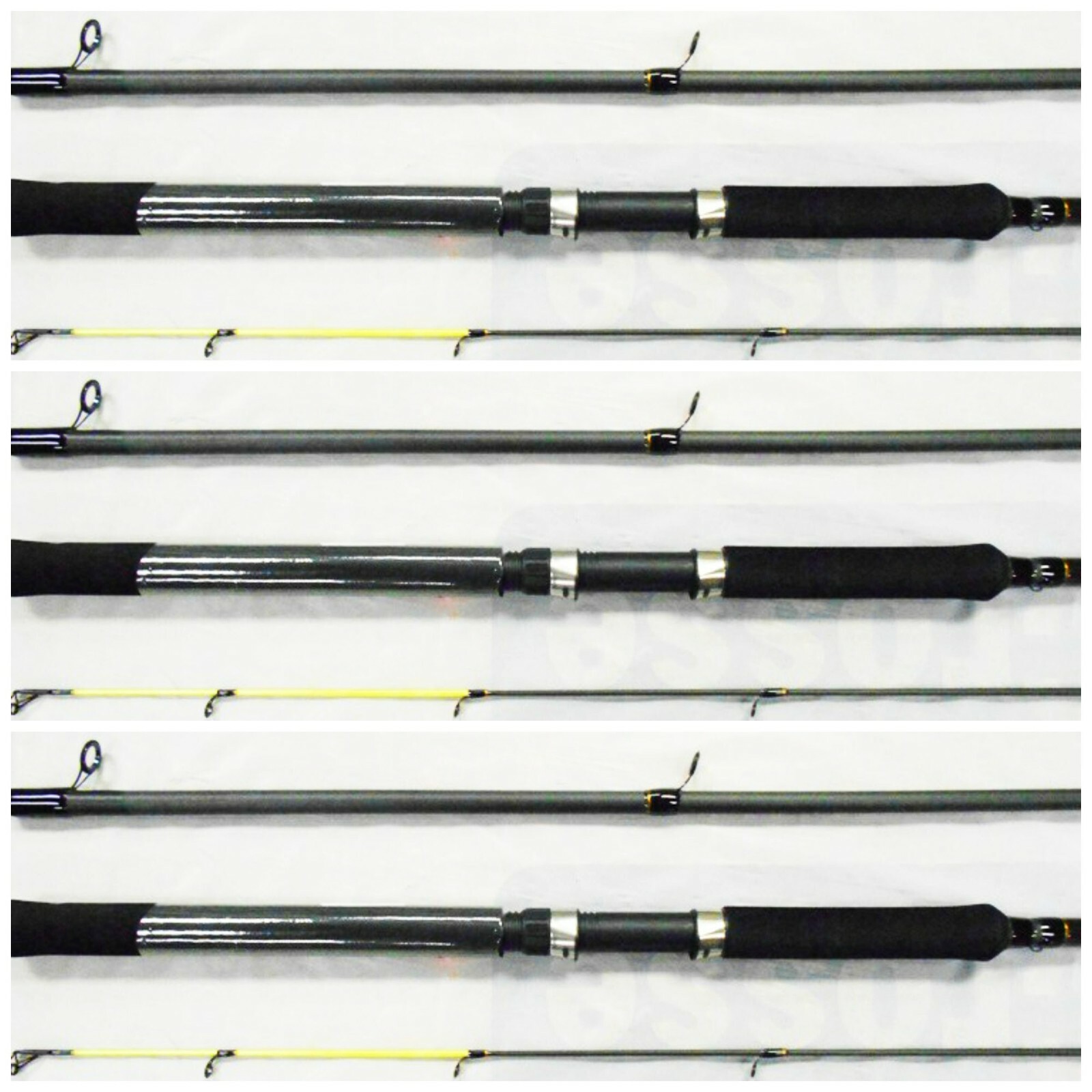 6pc GRIZZLY ELITE DEAD RINGER ROD TROLLING SET 2-12',  2- 14', 2-16 CRAPPIE POLE