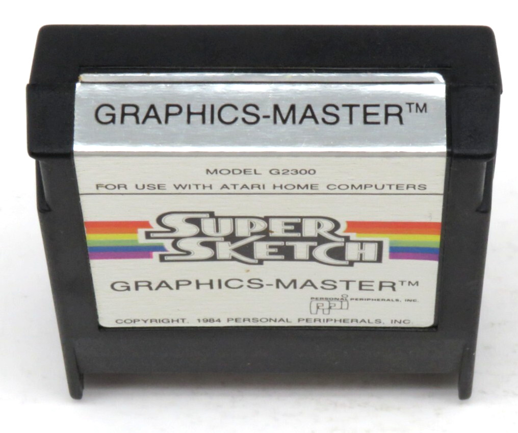 Super Sketch G2300 (1984) for Atari Home Computers Video Graphics #1