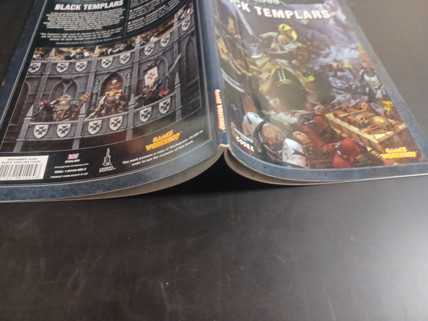 AUTHENTIC Warhammer 40K Black Templars Codex 4th Edition 2005 Games Workshop