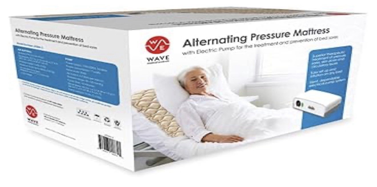 Wave Premium Alternating Pressure Pad System +Ultra Quiet Pump Bedridden Patient