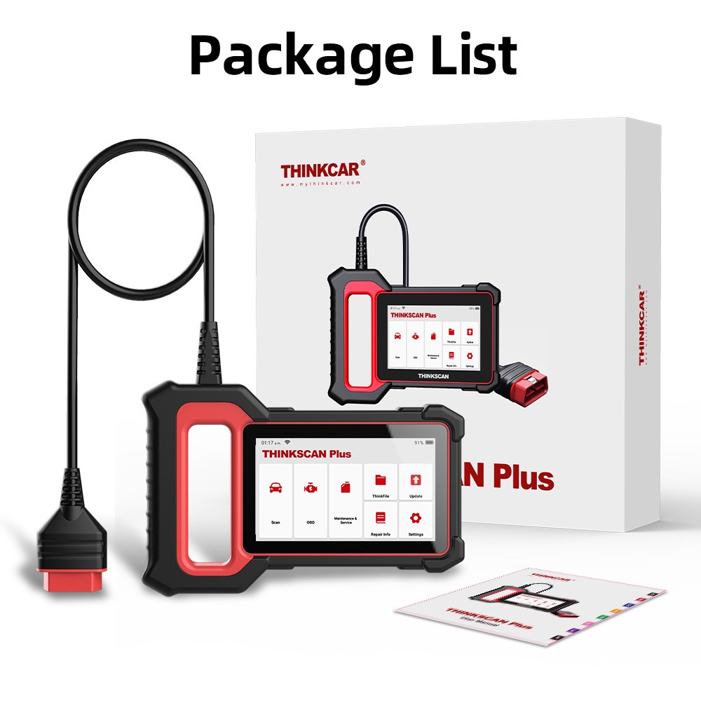 ThinkScan Plus S7 Full OBD2 Scanner Engine, TCM, BCM, AC & IC Auto Diagnostics