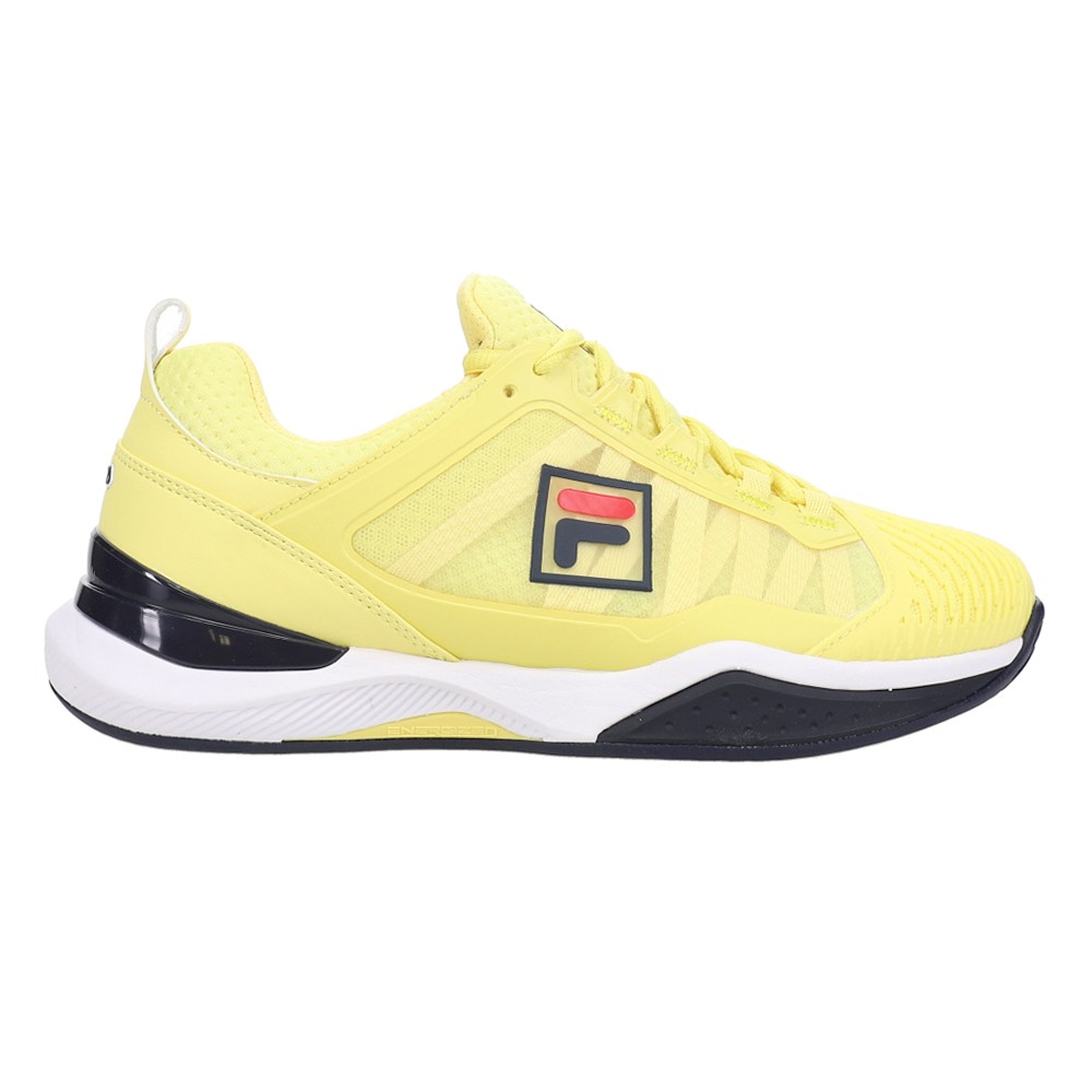 Fila Speedserve Energized Tennis  Womens Yellow Sneakers Athletic Shoes 5TM01856