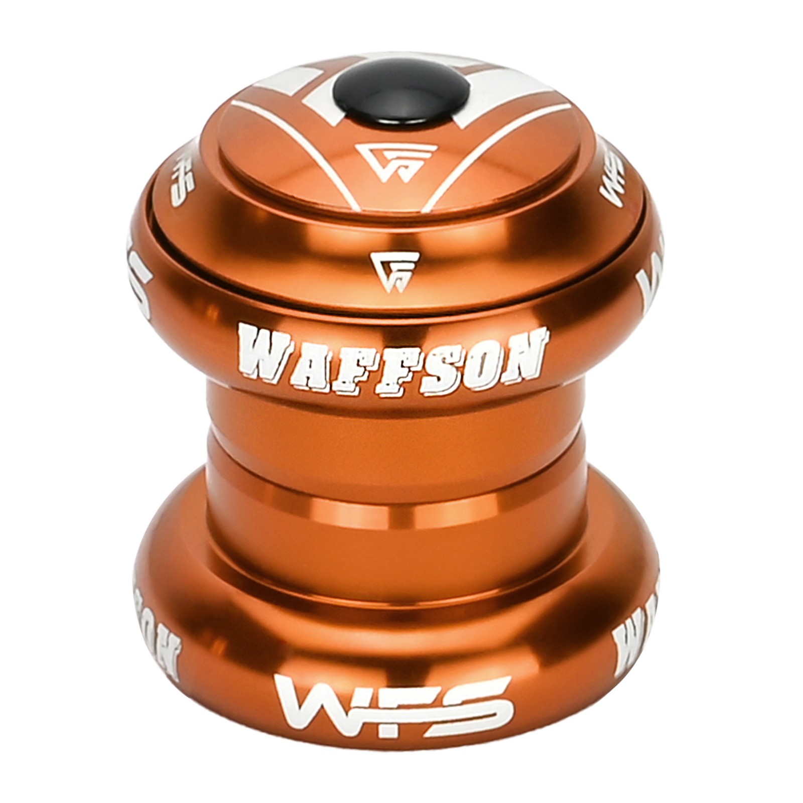 WFS NV.58 1-1/8 inch CNC Threadless Headset with Top Cap , Orange