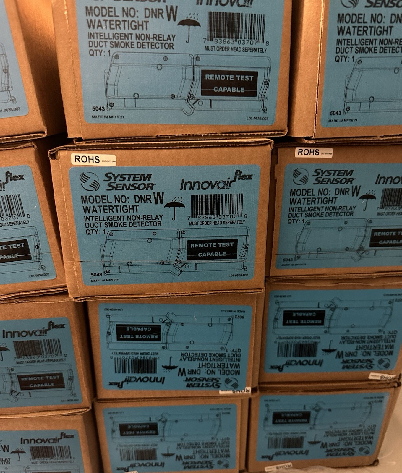 System Sensor DNRW WATERTIGHT INTELLIGENT DUCT SMOKE DETECTOR