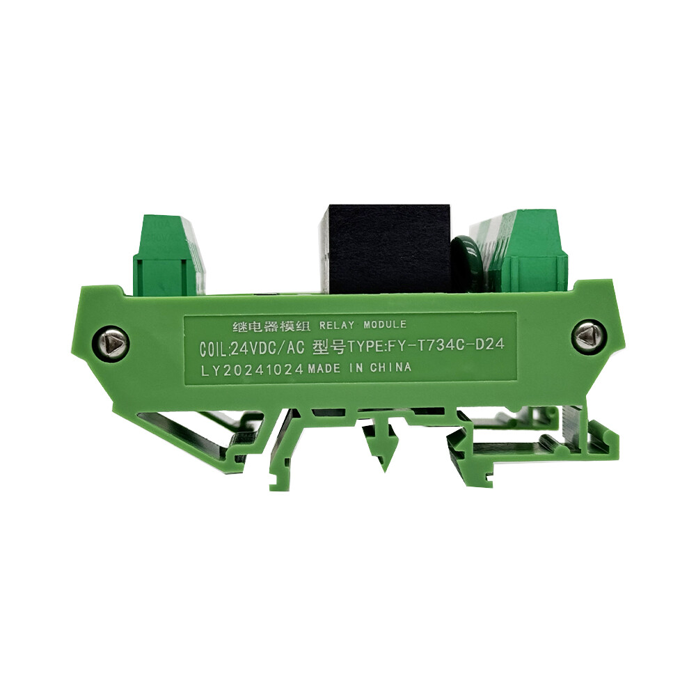 4 Channel Relay Module 1 SPDT DIN Rail Mount 24V DCAC Interface Relay Module